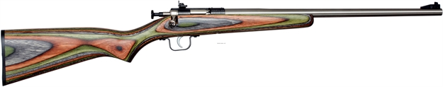 Picture of Crickett, Keystone Youth Rifle, 22Wmr, Single Shot, 16.125" SS Barrel, EZ Loader, Scope Mount, Camo Laminate Stock