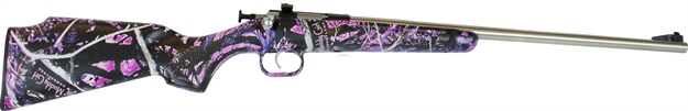 Picture of Crickett, Keystone Youth Rifle, 22Wmr, Single Shot, 16.125" SS Barrel, EZ Loader, Scope Mount, Muddy Girl Stock