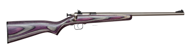 Picture of Crickett, Keystone Youth Rifle, 22Wmr, Single Shot, 16.125" SS Barrel, EZ Loader, Scope Mount, Purple Laminate Stock