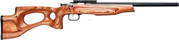 Picture of Crickett, Keystone Youth Rifle, 22Wmr, Single Shot, EZ Loader, Scope Mount, Target Model, 16.125" Blued Bbl, Brown Lam