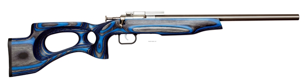Picture of Crickett, Keystone Youth Rifle, 22Wmr, Single Shot, EZ Loader, Scope Mount, Target Model, 16.125" SS Bbl, Blue Lam