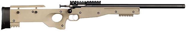 Picture of  Crickett Ksa2150 Precision  Full Size 22 LR Single Shot 16.10" Blued Threaded Bull Barrel, Blued Crickettinny Rail Steel Receiver, Flat Dark Earth Synthetic Adj Lop Stock 611613021506