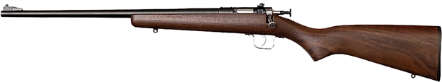 Picture of  Crickett Ksa2238lh MY First Rifle Gen2 22 S/L/Lr Single Shot 16.10" Stainless Steel Barrel & Receiver, American Walnut Fixed Stock, EZ Loader, Left Hand
