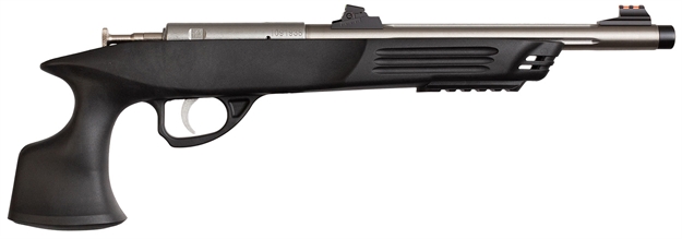 Picture of  Crickett Ksa796 Hunter Adult 22 Wmr 1Rd 9" Threaded Single Shot Stainless Barrel, Black Synthetic Grips
