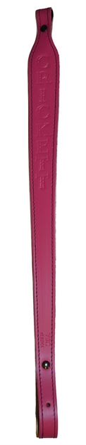 Picture of  Crickett Ksa802 Rifle Sling  Black W/ Pink Stitching Leather 23" Oal Rifle 611613100423