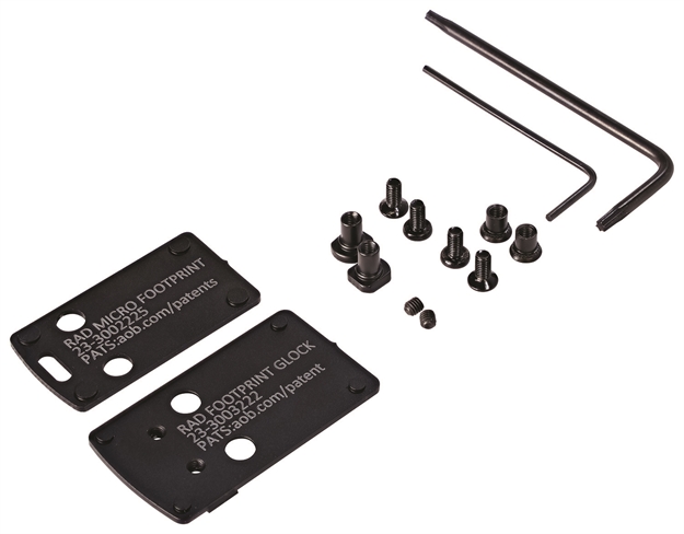 Picture of  Crimson Trace 013000186 CT Rad Mounting Kit CT Rad Footprint/Dovetail, Compatible W/Glock 42/43/48 810048570782