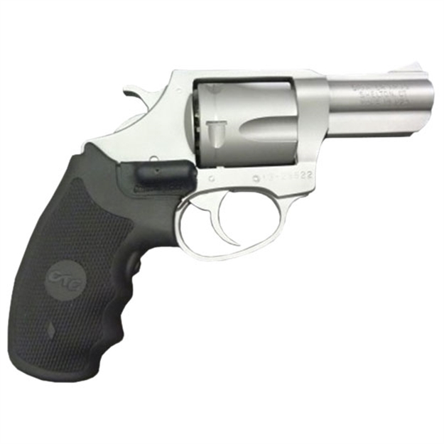 Picture of  Charter Arms 74424 Bulldog  Large 44 Special, 5 Shot 2.50" Matte Stainless Steel Barrel, Cylinder & Frame W/ Black Crimson Trace Laser Grip 678958744248