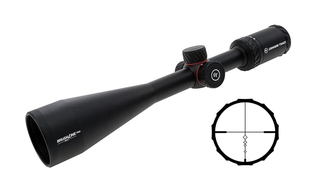 Picture of  Crimson Trace 0101420 Brushline Pro Black Anodized 4-16X50mm 1" Tube Bdc Pro Reticle 810048570102