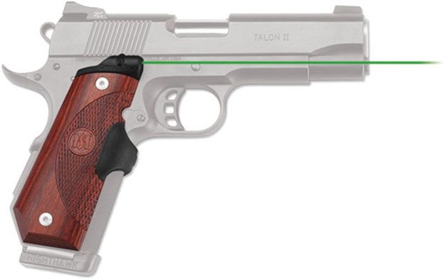 Picture of Crimson Trace Laser Lasergrip Green 1911 Bobtail Rosewood