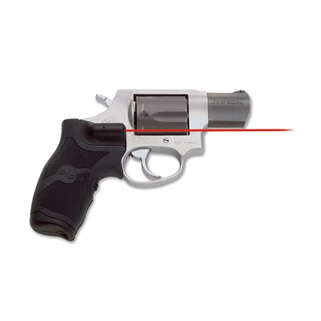 Picture of Crimson Trace Lasergrips Laser Sight, Black, Pressure Sensor Activation, Red Laser, Fits Taurus Revolvers LG-385 610242003853