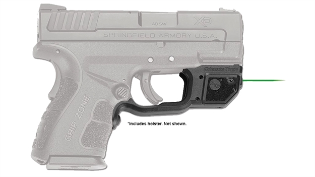 Picture of Crimson Trace Laserguard Laser Sight For Springfield Armory XD Mod.2, Green With Blade-Tech Holster