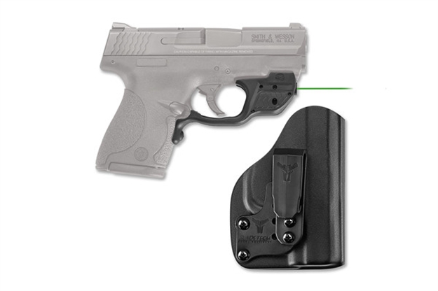 Picture of Crimson Trace Laserguard Laser Sight Green S&W Shield W/Blade Tech Holster