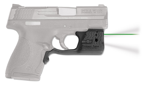 Picture of Crimson Trace 0158401 Laserguard Pro Fits S&W M&P Shield & M&P Shield M2.0 9Mm/40 S&W, Green Laser/White Light Black Polymer LL801G