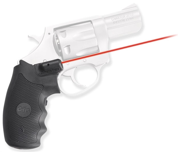 Picture of Crimson Trace 0122301 Lasergrips  Fits Charter Arms Revolvers, Red Laser 633Nm Wavelength 5Mw Output, Black Polymer LG-325 610242000265