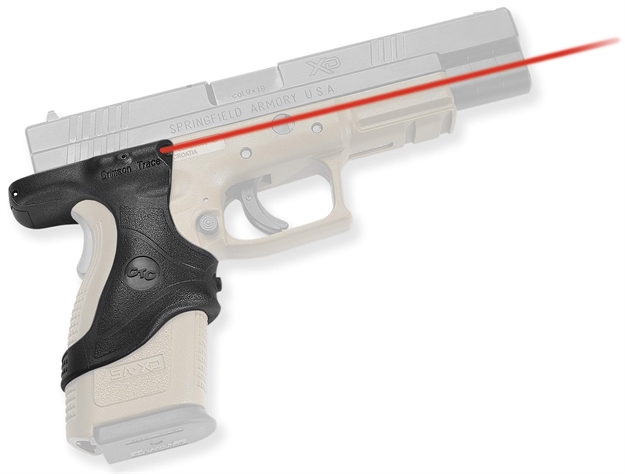 Picture of Crimson Trace Lasergrips Laser Sight, Black, Pressure Sensor Activation, Red Laser, Fits Springfield Xd9 Pistols LG-446 610242004461