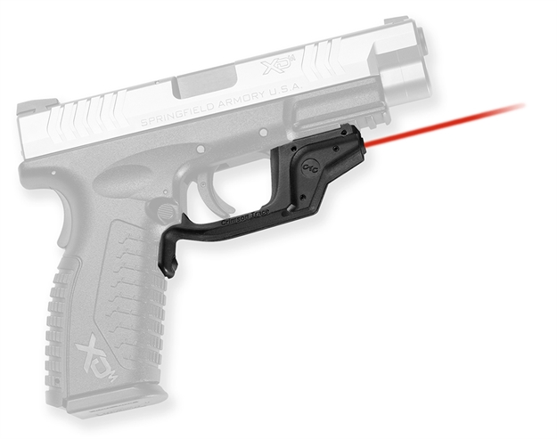 Picture of Crimson Trace 0160901 Laserguard  Fits Springfield Xd/Xd M (Except Tactical/Service XD Gen 1 W/Single Rail Notch), Red Laser Black Polymer LG-448