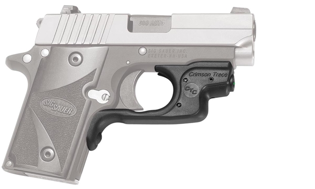 Picture of Crimson Trace 0147501 Laserguard  Sig P238/P938, Green Laser Black Polymer LG492G 610242006656