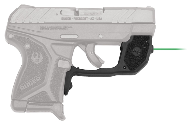 Picture of Crimson Trace 0173001 Laserguard  Ruger Lcp Ii, Green Laser Black Polymer LG-497G