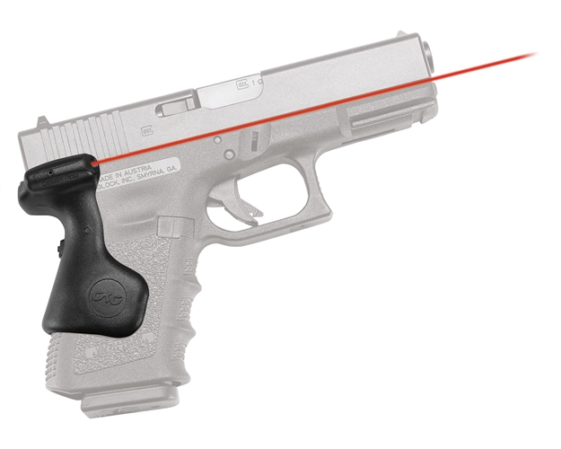 Picture of Crimson Trace 0169101 Lasergrips  Compatible W/Glock Compact Gen5 19/Gen4 19, 23, 32/Gen5 19 Gen 4, Red Laser Black Polymer LG-639