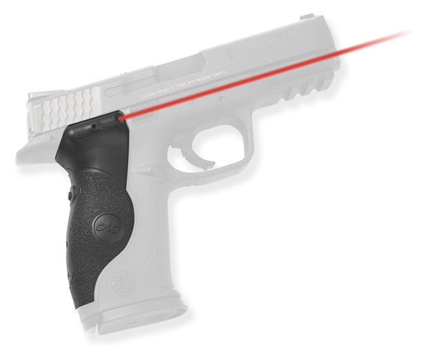 Picture of Crimson Trace Lasergrips Laser Sight, Black, Pressure Sensor Activation, Red Laser, Fits S&W Full-Size Pistols LG-660 610242006601