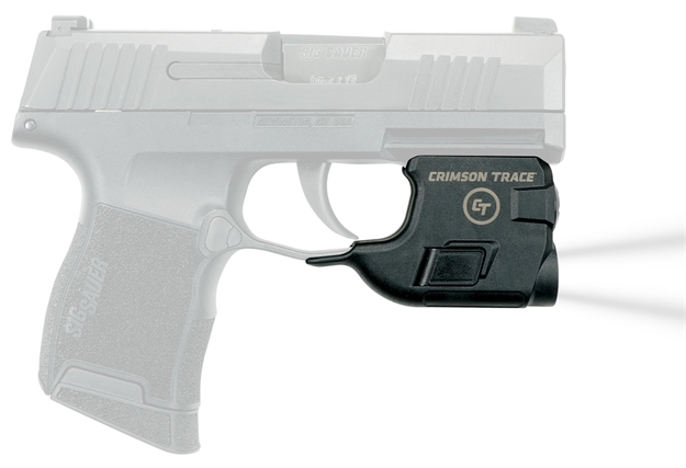 Picture of Crimson Trace 0182801 Lightguard  Polymer Sig Sauer P365/P365sas/P365xl, 110 Lumens White Led, Trigger Guard Mount LTG772 850002469295