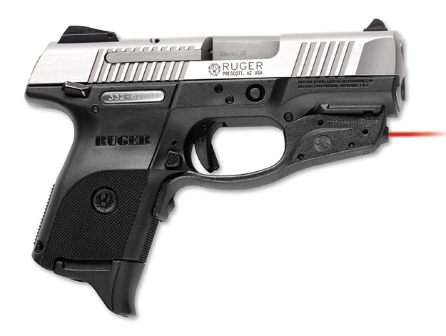 Picture of Crimson Trace Laserguard Laser Sight, Black, Pressure Sensor Activation, Red Laser, Fits Sr9c And Sr40c Pistols LG-449 610242001088