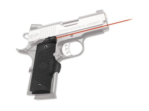 Picture of Crimson Trace Master Series Lasergrips, Black, Pressure Sensor Activation, Red Laser, Fits Springfield LG-912 610242004669