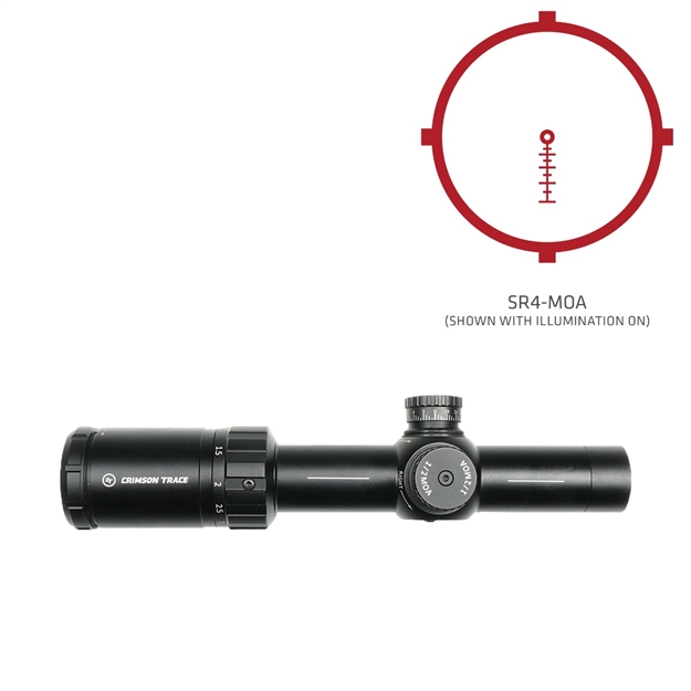 Picture of Crimson Trace Trace Scope 1-4X24 Illuminated Sr4-Moa 30Mm Ffp