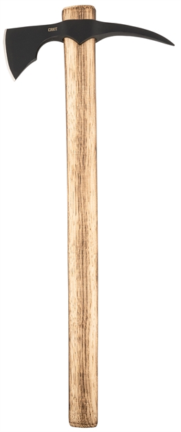 Picture of  Crkt 2753 Odr  3.08" Axe W/Spike 1055 Carbon Steel Blade, Fire Treated Tennessee Hickory Handle, 21" Oal