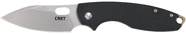 Picture of  Crkt 5317D2 Pilar Iii 2.97" Folding Plain Stonewashed D2 Steel Blade, Black Textured G10 Handle 794023531718