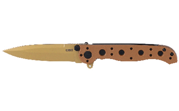 Picture of  Crkt M16-01Dz M16-10Dz  Edc 3.03" Folding Plain Desert Tan D2 Steel Blade, Desert Tan Grn Handle 794023005516