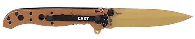 Picture of  Crkt M16-01Dz M16-10Dz  Edc 3.03" Folding Plain Desert Tan D2 Steel Blade, Desert Tan Grn Handle