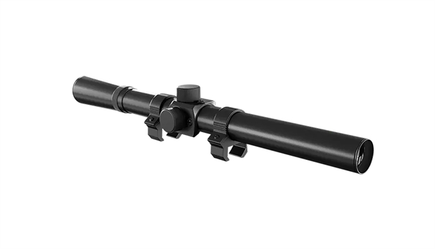 Picture of Crosman Targetfinder Scope For Air Rifles, 4X15mm, Duplex, Black, 19Mm Tube, Dovetail Mount 0410