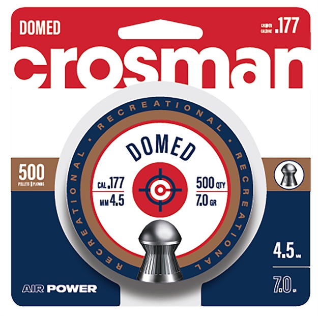 Picture of Crosman Pellets .177 Domed 7Gr 500 Pack-Case OF 12 Packs << LDE7