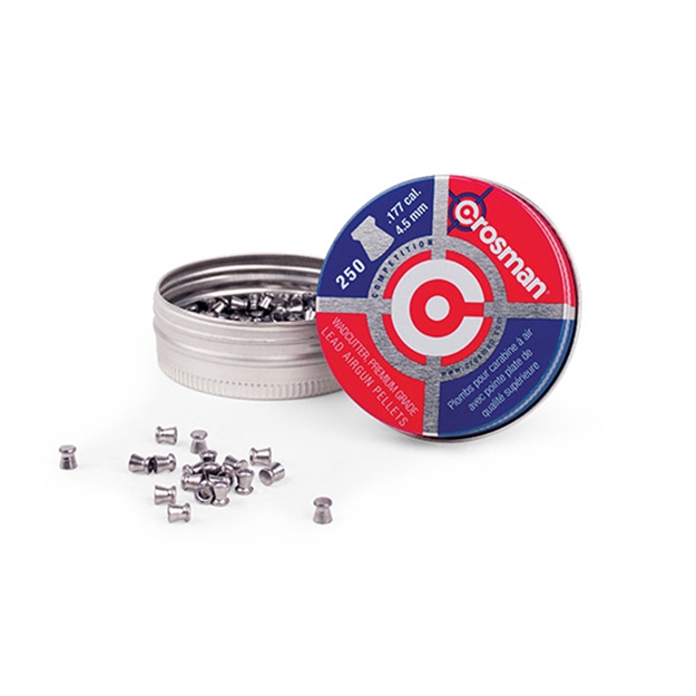 Picture of Crosman Wadcutter Pellets, 7.4Gr, .177Cal, 250 CT Tin 6177 028478617704