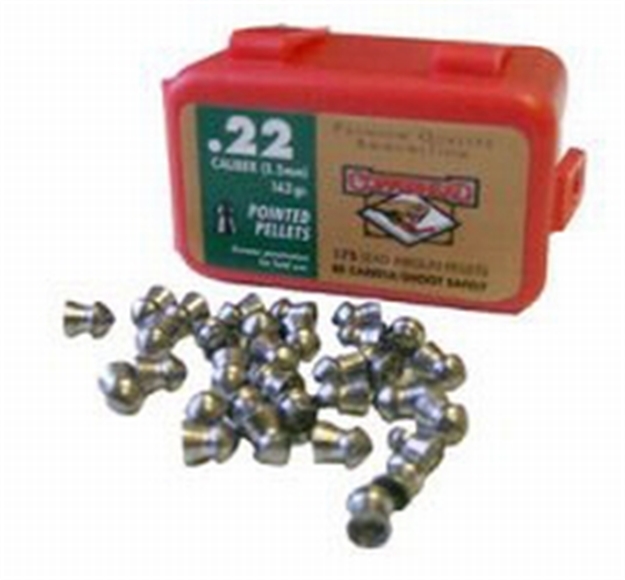 Picture of  Crosman P022 Premier Pointed 22 Lead Pointed Hunting Pellet 175/Tin