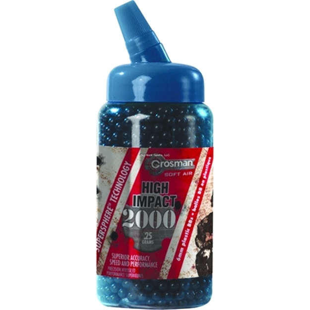 Picture of Crosman Airsoft Max Precision Premium Black Bb's, .25Gr, 2000 CT
