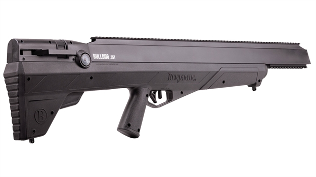 Picture of  Benjamin Bpbd3s Bulldog  Pcp 357 Pellet 4+1 Shot Black Black Receiver Black Fixed Bullpup Stock
