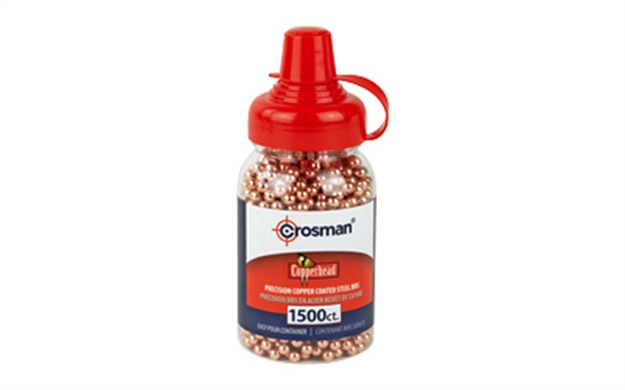 Picture of  Crosman 0737 Copperhead  177 Copper-Coated Steel 1500/Bottle 028478073708