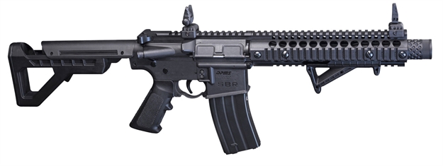 Picture of  Crosman Dsbr Dpms Sbr Air Rifle Co2 177 25Rd Shot Black Black Receiver Black 6 Position Stock 028478150676