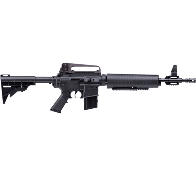 Picture of Crosman AR Style Bolt Action Multi Pump Rifle Kit, W/Ammo/Targets/Glasses, 177 Cal, 660 Fps (Bb's), 625 Fps (Pellets) M4-177KT 028478137271