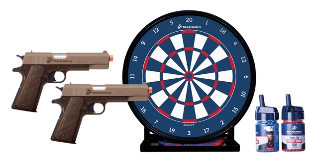 Picture of Crosman Mckt02 Marines Air Pistol Kit Semi-Automatic 6Mm Airsoft Brown