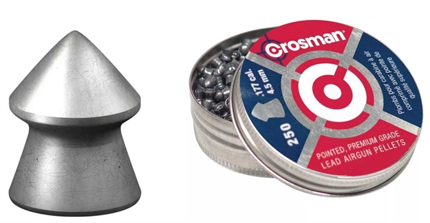 Picture of  Crosman P177 Premier Pointed 177 Lead Pointed Hunting Pellet 250/Tin 028478017719