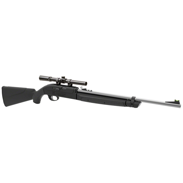 Picture of Crosman Airmaster 77 Variable Pump Bb/Pellet Rifle, .177 Cal, 4X15 Scope, Synthetic Stock, 800 Fps (Bb), 750 Fps (Pellet)