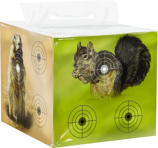 Picture of Crosman Varmit Target Block, 8" X 8", H.D. Foam W/4 Animal Images