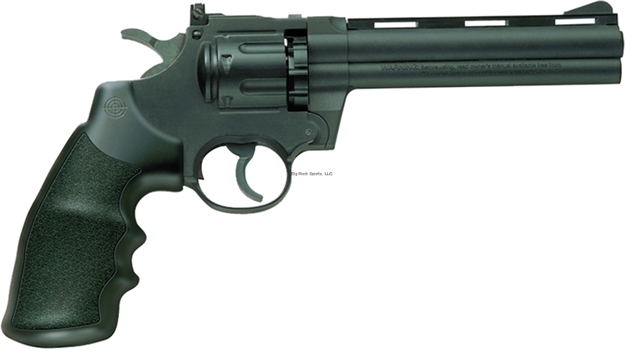 Picture of Crosman Vigilante Dual Ammo Co2 Powered Revolver, Double Action Semi-Auto,  .177Cal Bb's OR Pellets, 435 Fps (P)