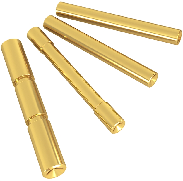 Picture of  Cross Armory Crg4psgd 4 Pin Set Dimpled Compatible W/Glock Gen4 Gold 4140 Steel Pistol 726798348604