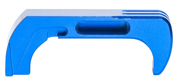 Picture of  Cross Armory Crg5mcbl Mag Catch  Extended Compatible W/Glock Gen4-5 Blue Anodized Aluminum 726798348444