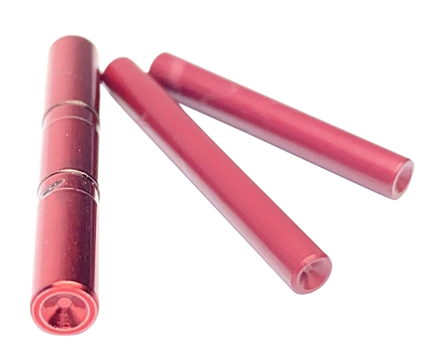 Picture of  Cross Armory Crg5psrd 3 Pin Set Dimpled Compatible W/Glock 17/19/26/34 Gen5 Red Steel Pistol 736952232410