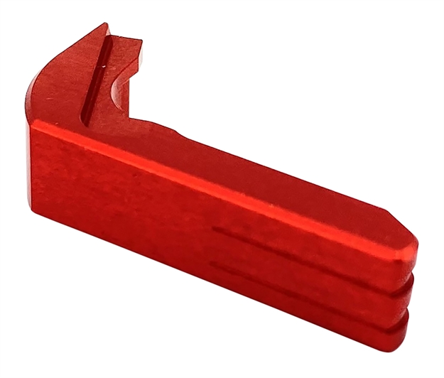 Picture of  Cross Armory Crgmcrd Mag Catch  Extended Compatible W/ Glock Gen1-3/P80 Red Anodized Aluminum 037182204568